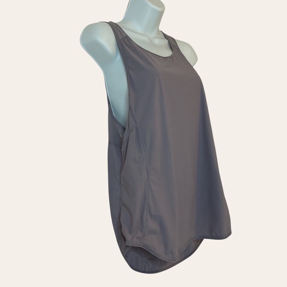 Uhventure Muted Purple Sleeveless Workout‎ Tank Athletic Top Shirt Mesh Panels M